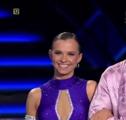 Ola Filipek w trakcie występu tanecznego w programie 